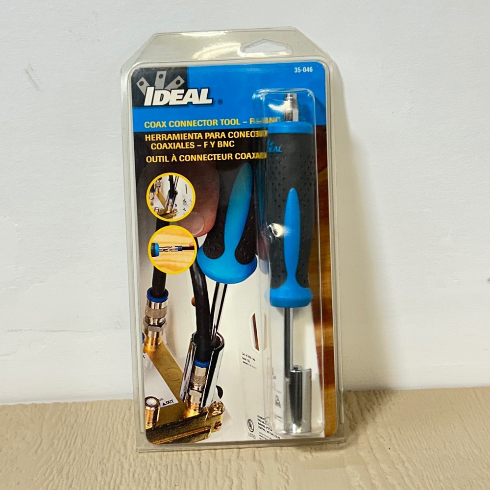 IDEAL Coax Connector Tool F‎ and BNC Type 7/16 Hex Socket 3/8-32 Threaded NEW